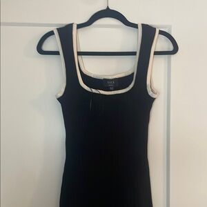 Vici Black and White mini dress